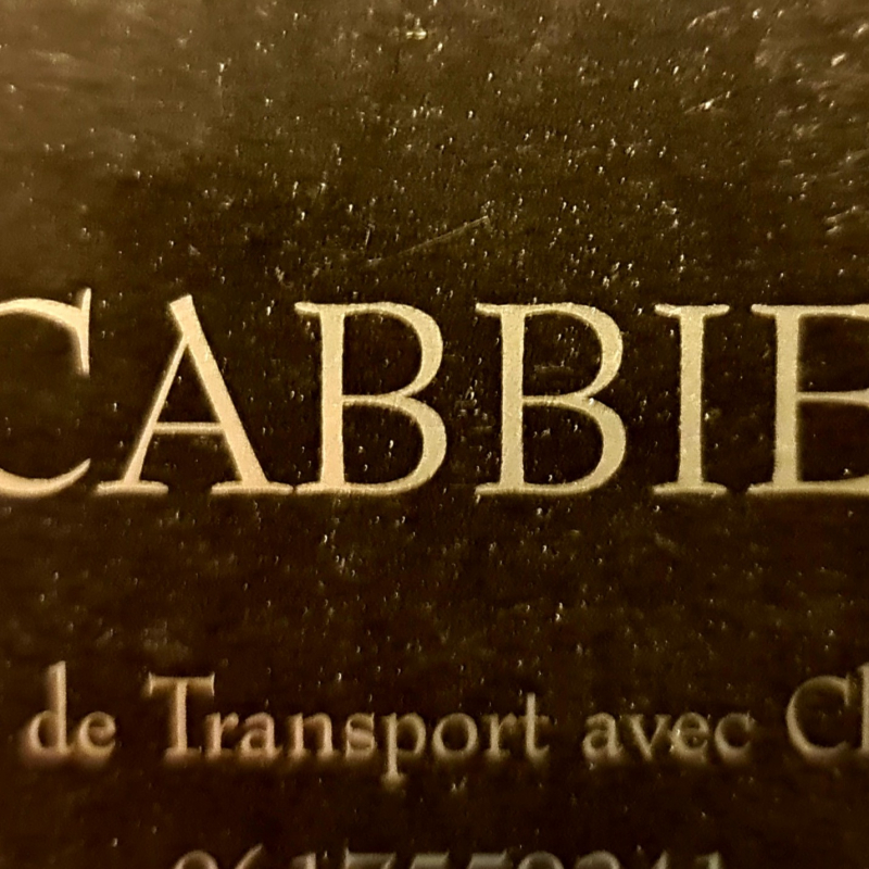 Photo de profil pour le VTC Cabbie à Lyon